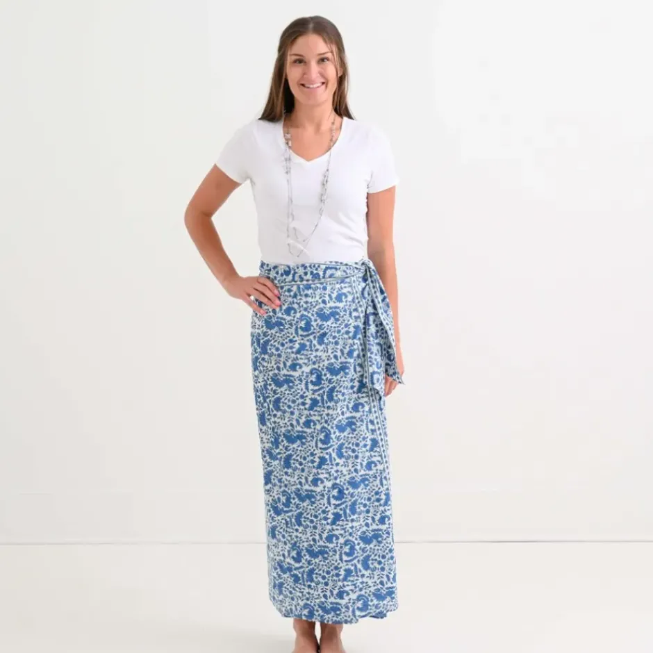 Pomegranate Inc Amaranth Blue Wrap Skirt^ Pants & Skirts