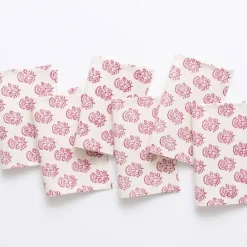 Pomegranate Inc Anika Fuchsia Cocktail Napkins | Set of 6^ Cocktail Napkins