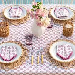 Pomegranate Inc Anika Fuchsia Napkin | Set of 4^ Napkins