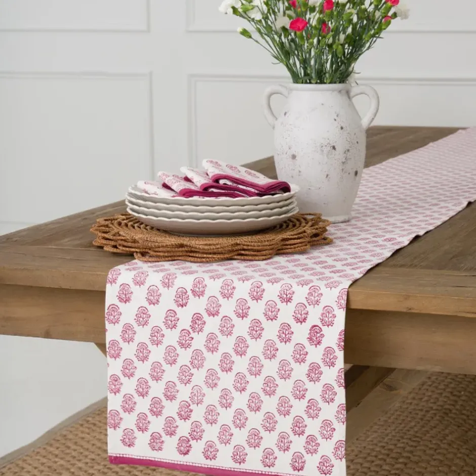 Pomegranate Inc Anika Fuchsia Table Runner^ Table Runners
