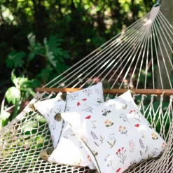Pomegranate Inc Botanical Garden Throw Pillow Cover^ Quilts, Pillows & Throws