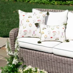 Pomegranate Inc Botanical Garden Throw Pillow Cover^ Quilts, Pillows & Throws
