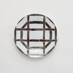 Pomegranate Inc Brown Bamboo Melamine Appetizer Plate | Set of 6^ Dinnerware