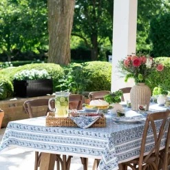 Pomegranate Inc Caroline Blue Tablecloth^ Tablecloths