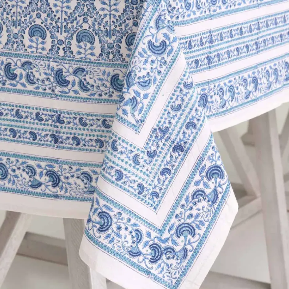 Pomegranate Inc Caroline Blue Tablecloth^ Tablecloths