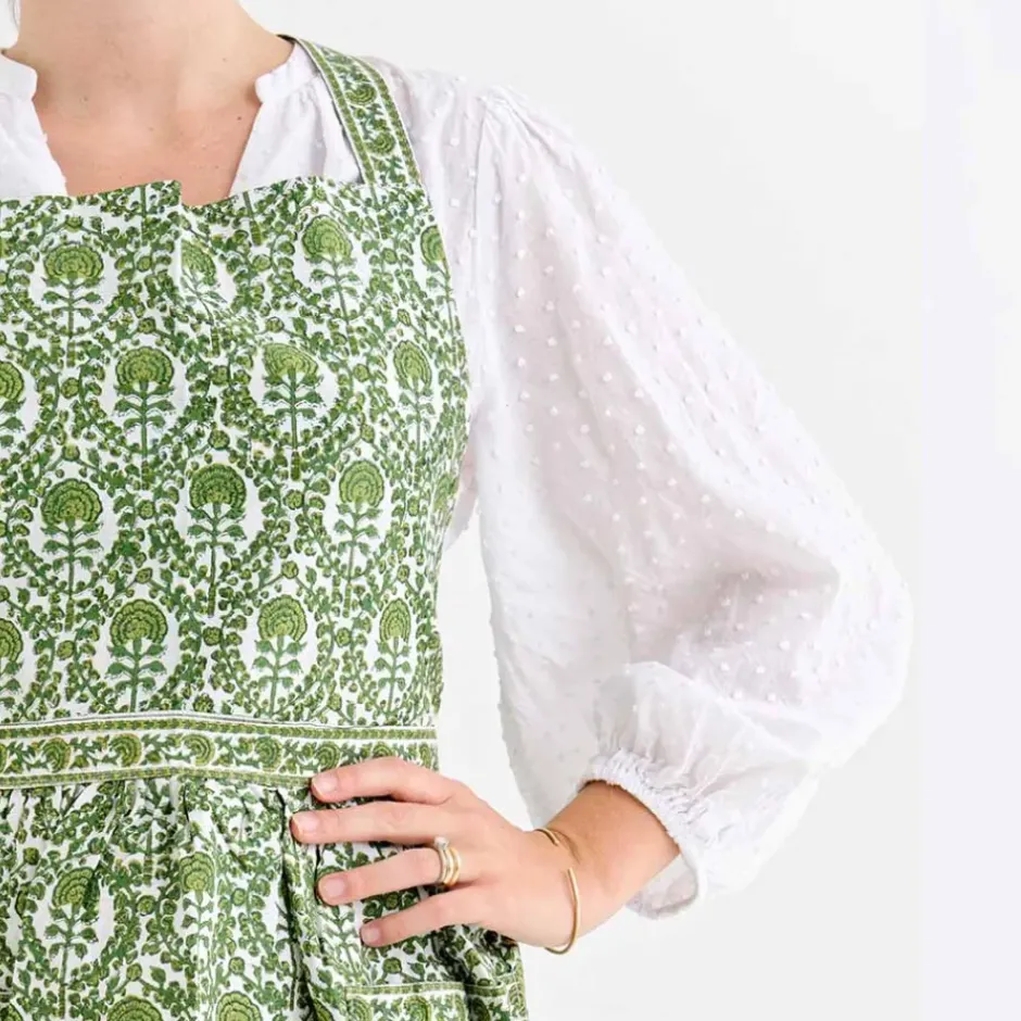 Pomegranate Inc Caroline Green Apron^ Aprons