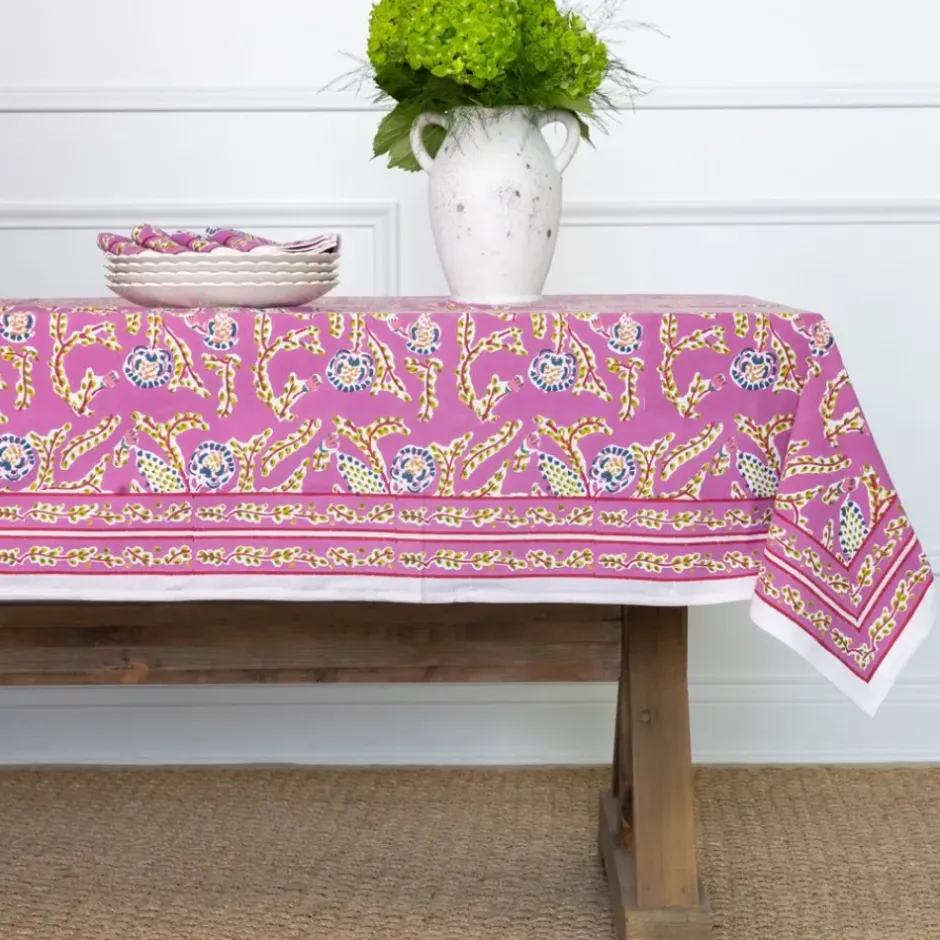 Pomegranate Inc Climbing Dahlia Lilac Tablecloth^ Tablecloths