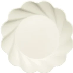Pomegranate Inc Cream Simply Eco Plates | Set of 8^ Dinnerware
