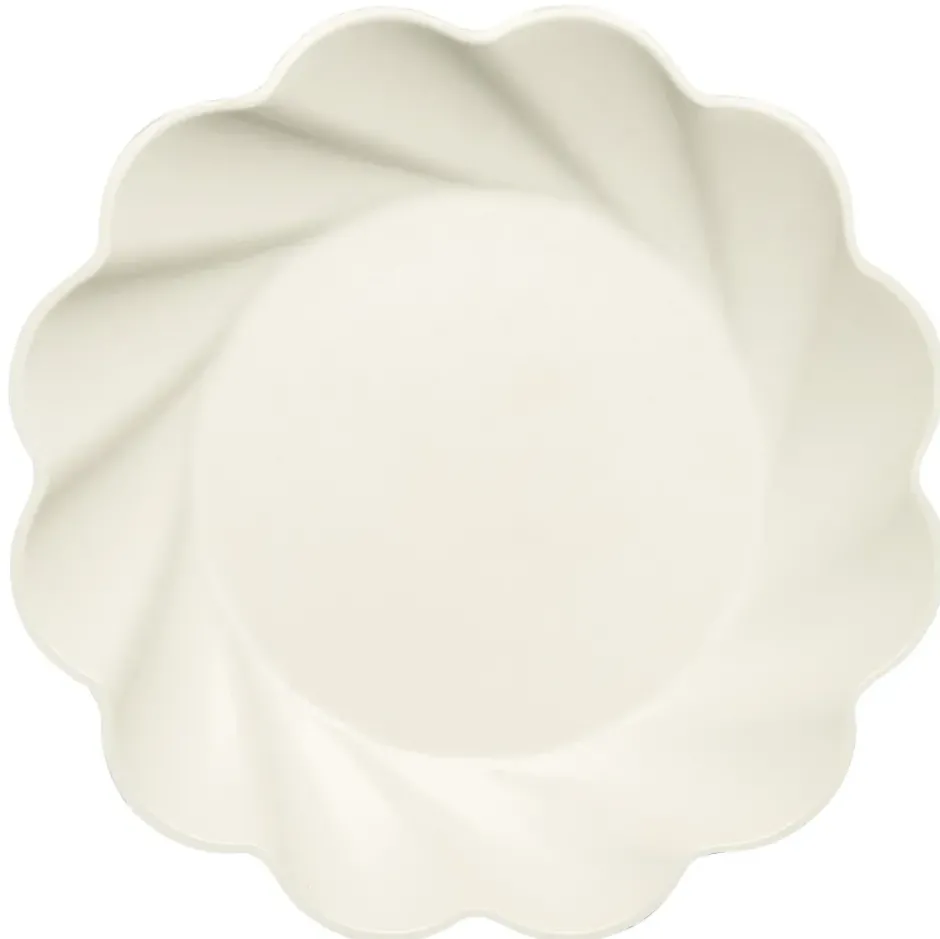 Pomegranate Inc Cream Simply Eco Plates | Set of 8^ Dinnerware