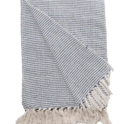 Pomegranate Inc Denim Woven Throw^ Quilts, Pillows & Throws