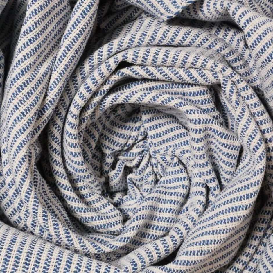 Pomegranate Inc Denim Woven Throw^ Quilts, Pillows & Throws