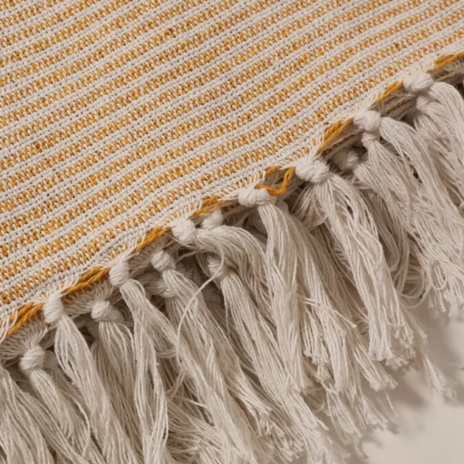 Pomegranate Inc Golden Rod Woven Throw^ Quilts, Pillows & Throws