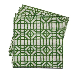 Pomegranate Inc Green bamboo placemat^ Woven Placemats