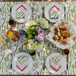 Pomegranate Inc Hunt Scene Tablecloth^ Tablecloths