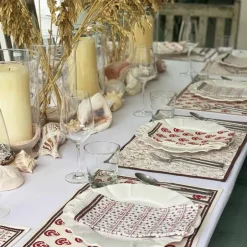 Pomegranate Inc India Hicks Carnations Napkins^ Napkins