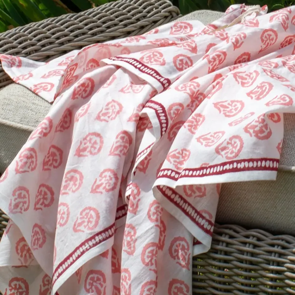 Pomegranate Inc India Hicks Home Carnation Blush Placemat | Set of 4^ Printed Placemats