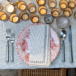 Pomegranate Inc India Hicks Home Chevron Napkins | Set of 4^ Napkins