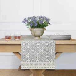 Pomegranate Inc India Hicks Home Medals & Mustaches Table Runner^ Table Runners