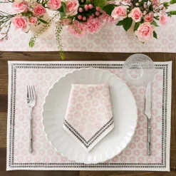 Pomegranate Inc India Hicks Home Mini Sea Biscuit Blush Placemats^ Printed Placemats