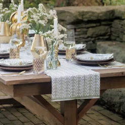Pomegranate Inc India Hicks Home Palm Avenue Hunter Green Table Runner^ Table Runners