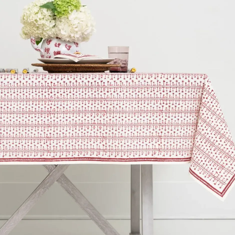 Pomegranate Inc India Hicks Home Palm Avenue Blush Tablecloth^ Tablecloths