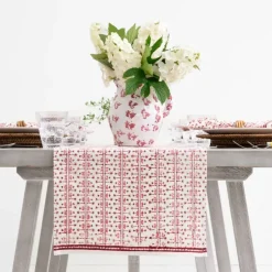 Pomegranate Inc India Hicks Home Palm Avenue Blush Table Runner^ Table Runners