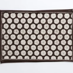 Pomegranate Inc India Hicks Home Sea Biscuit Chocolate Placemats^ Printed Placemats