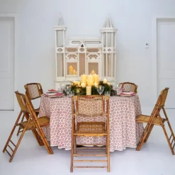 Pomegranate Inc India Hicks Home Sea Biscuit Red Tablecloth^ Tablecloths