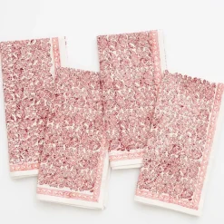 Pomegranate Inc India Hicks Home Seashell Blush Napkin | Set of 4^ Napkins
