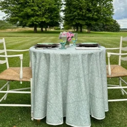 Pomegranate Inc India Hicks Home Seashell Seafoam Tablecloth^ Tablecloths