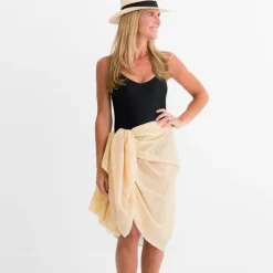 Pomegranate Inc India Hicks Seashell Golden Sarong^ Coverups & Caftans