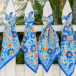 Pomegranate Inc Iznik Blue Napkin | Set of 4^ Napkins