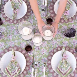 Pomegranate Inc Lavender Woven Doodles Placemat | Set of 4^ Woven Placemats