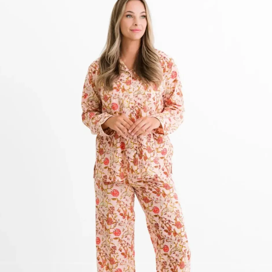 Pomegranate Inc Mila Floral Blush Pajama Top^ Loungewear & Accessories