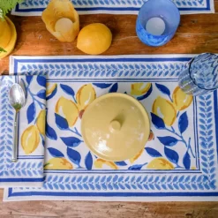 Pomegranate Inc Mod Lemon Placemats | Set of 4^ Printed Placemats