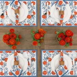 Pomegranate Inc Orange Grove Placemat | Set of 4^ Printed Placemats