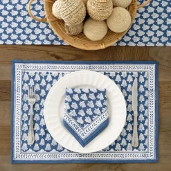 Pomegranate Inc Pom Buti Denim Placemat | Set of 4^ Printed Placemats