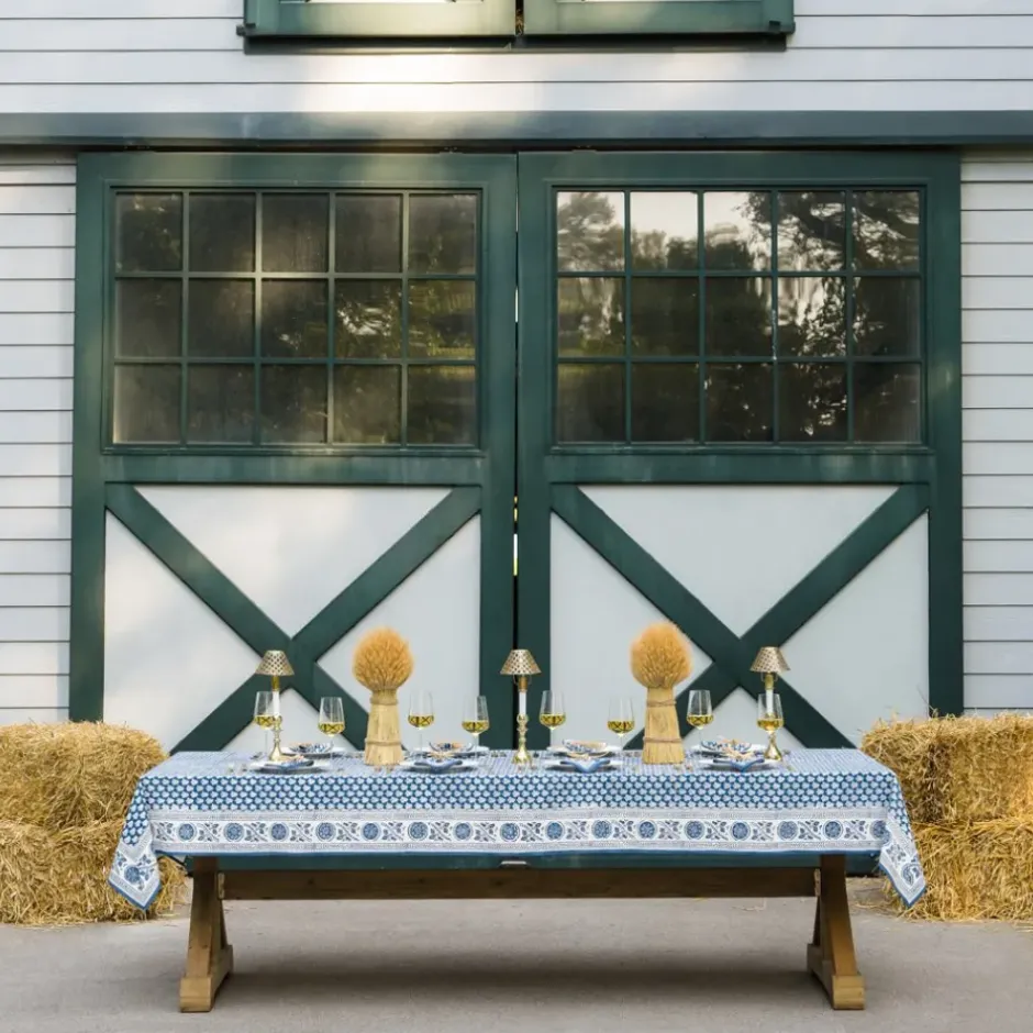 Pomegranate Inc Pom Buti Denim Tablecloth^ Tablecloths