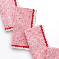 Pomegranate Inc Pom Buti Pink Napkin | Set of 4^ Napkins