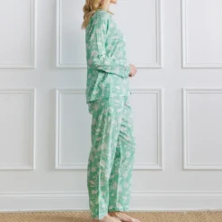 Pomegranate Inc Pomegranate | Morning Meadow Green Pajama Set^ Loungewear & Accessories