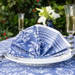 Pomegranate Inc Pomegranate Blue Napkin | Set of 4^ Napkins