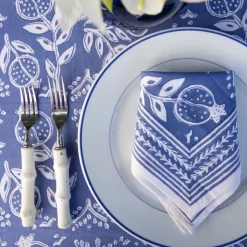 Pomegranate Inc Pomegranate Blue Napkin | Set of 4^ Napkins