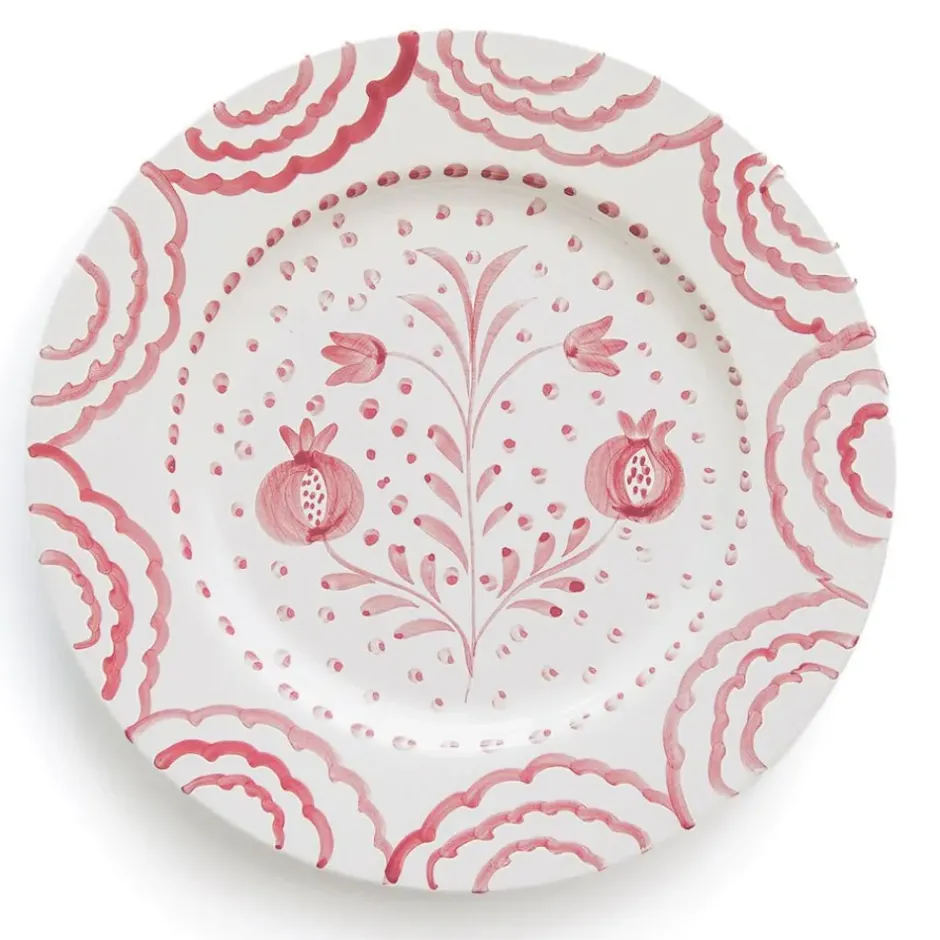 Pomegranate Inc Pomegranate Duet Rose Dinner Plate | Set of 2^ Dinnerware