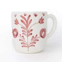 Pomegranate Inc Pomegranate Duet Rose Mug | Set of 2^ Dinnerware