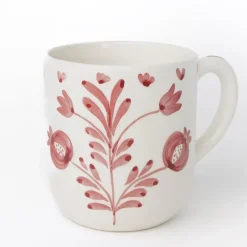 Pomegranate Inc Pomegranate Duet Rose Mug | Set of 2^ Dinnerware