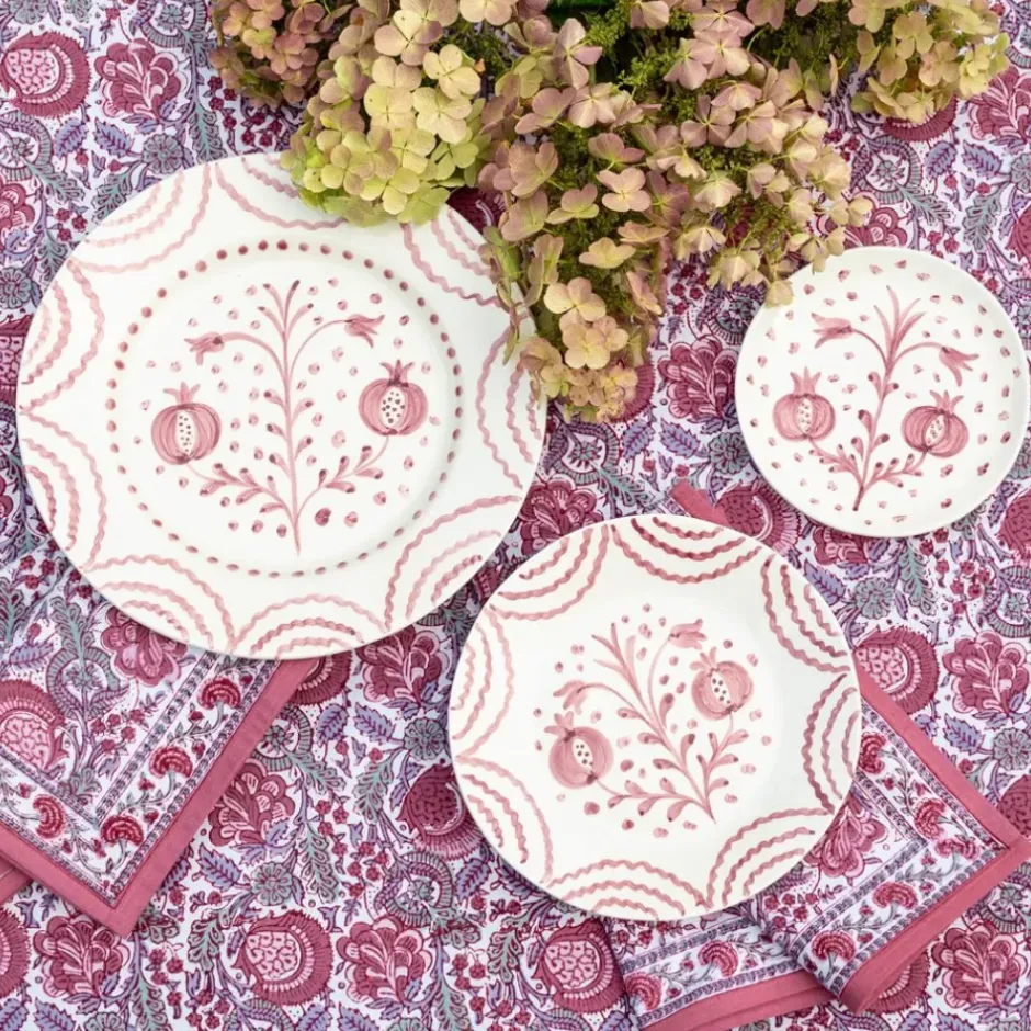 Pomegranate Inc Pomegranate Duet Rose Salad Plate | Set of 2^ Dinnerware