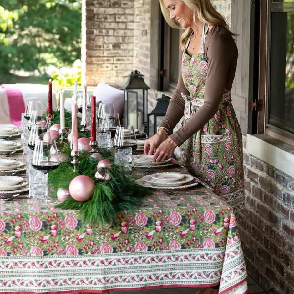 Pomegranate Inc Pomegranate Garden Wine & Rose Tablecloth^ Tablecloths