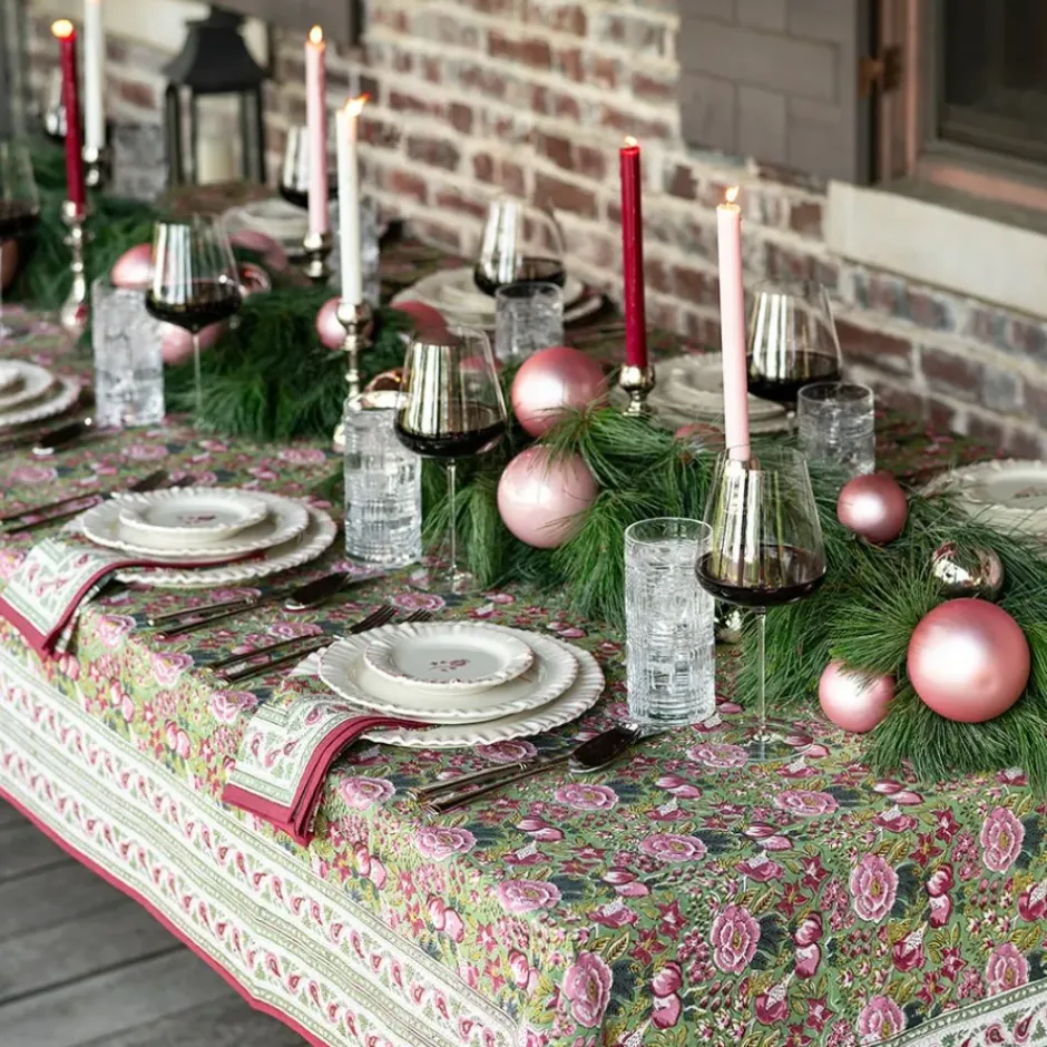 Pomegranate Inc Pomegranate Garden Wine & Rose Tablecloth^ Tablecloths