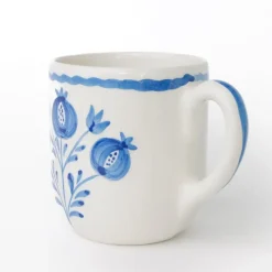 Pomegranate Inc Pomegranate Trio Sketch Cobalt Blue Mug | Set of 2^ Dinnerware