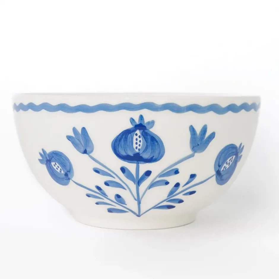 Pomegranate Inc Pomegranate Trio Sketch Cobalt Blue Bowl | Set of 2^ Dinnerware
